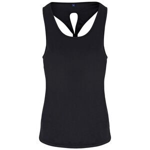 TriDri Womens/Ladies Yoga Knot Undershirt / Black